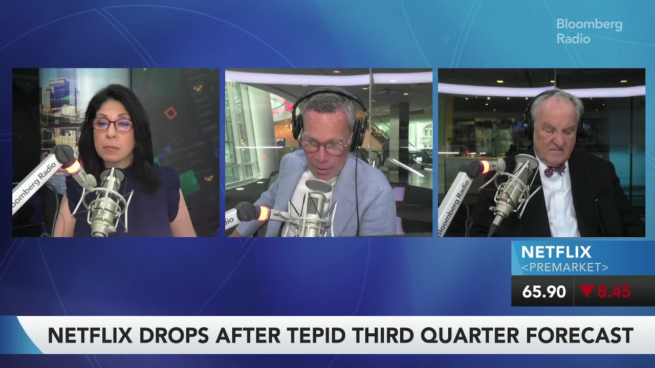 SpaceX Tumbles on AI Angst; Netflix Drops on Sales Growth Forecast | Stock Movers - Bloomberg Podcast