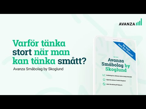NYHET! Nu lanserar vi småbolagsfonden Avanza Småbolag by Skoglund
