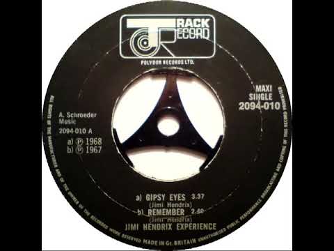 UK New Entry 1971 (194b) Jimi Hendrix Experience - Remember