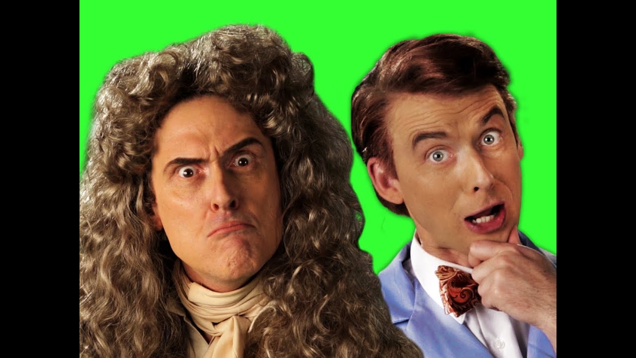Sir Isaac Newton vs Bill Nye. ERB Behind The Scenes