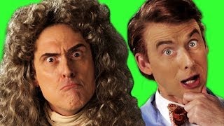 Sir Isaac Newton vs Bill Nye. ERB Behind The Scenes