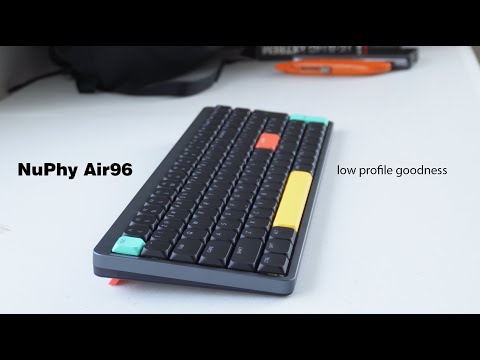NuPhy Air96 🍦, Low Profile Wireless Mechanical Keyboard