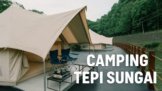 JSI RESORT || Camping Tepi Sungai TINGGAL BAWA DIRI AJA UNDER 500rb | #camping #