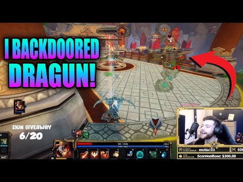 I BACKDOORED THE BIGGEST BACKDOORING SCUMLORD IN DUEL - Masters Ranked Duel - SMITE