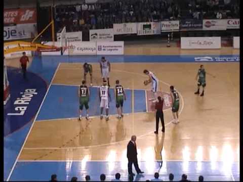 Adecco LEB Plata 08/09 J27 Caja Rioja - Lobe Huesca [1-2]