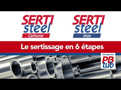 Comment sertir un raccord SERTIsteel sur un tube en acier inox ou électrozingué ? - format vidéo