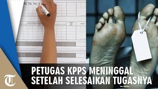 Petugas KPPS di Malang Meninggal setelah Mengantar Kotak Suara ke Kelurahan