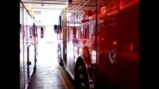 preview picture of video 'Leitersburg RE 9-1 responding in Waynesboro for an Automatic Fire Alarm'