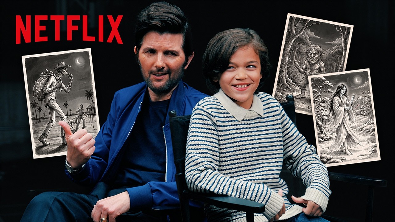 Adam Scott & Acston React to Boogeyman Tales | The Whisper Man | Netflix