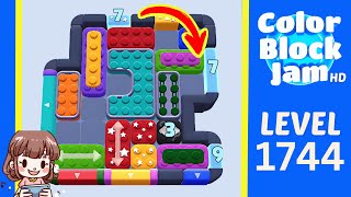 Solution du Niveau 1744 de Color Block Jam