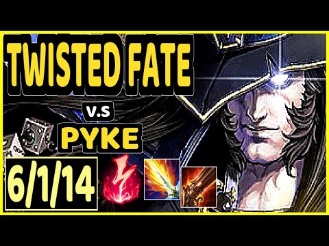 TWISTED FATE vs PYKE - 6/1/14 KDA MID GAMEPLAY - BR Ranked GRANDMASTER