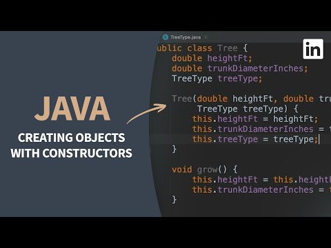 Javaチュートリアル - コンストラクタでオブジェクトを作成する (Java Tutorial - Creating objects with constructors)