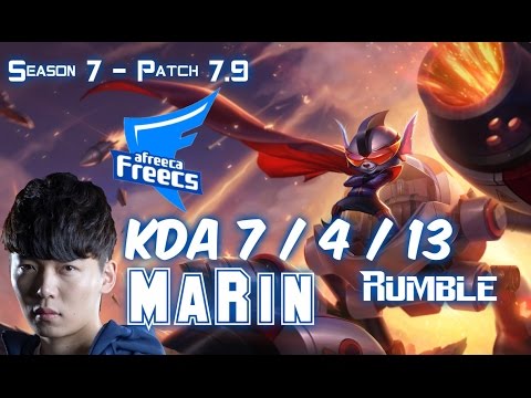 AFs MaRin RUMBLE vs IRELIA Top - Patch 7.9 KR Ranked