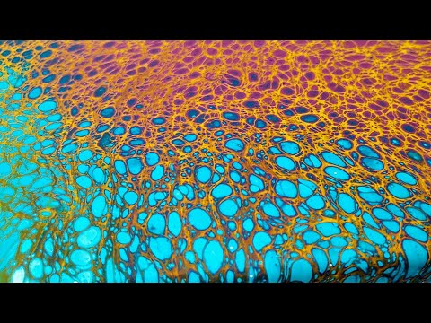💦AMAZING Under the Sea | Acrylic Pouring Swipes with Silicone Oil 🔥