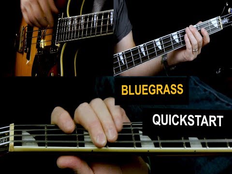Bluegrass Bass Lessons - Basslines for Bluegrass - Quick start