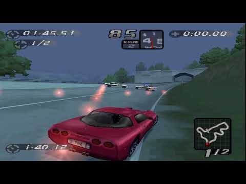 Need For Speed High Stakes | Hot Pursuit | Landstrasse | Corvette