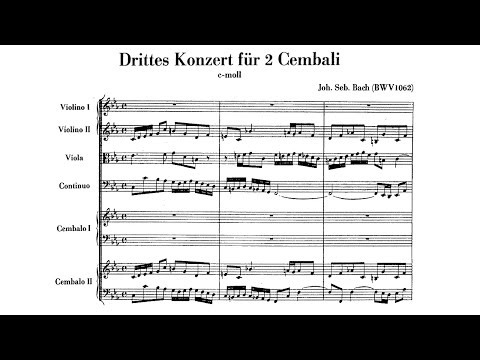 JS Bach: Concerto for Two Harpsichords in C minor BWV 1062 - Karl Ristenpart 1962 - Nonesuch H-71019