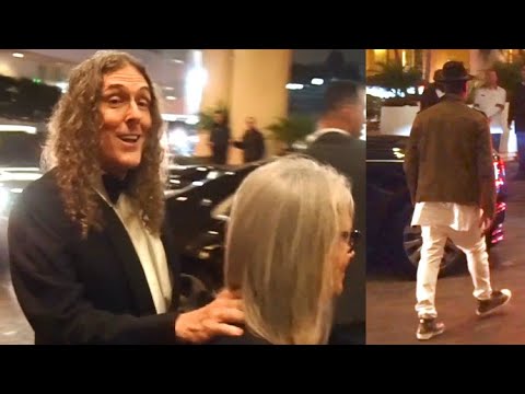 Weird Al Yankovic And Tyrese Gibson Are Greeted By Screaming Fans At Diddy's Beverly Hills Bash