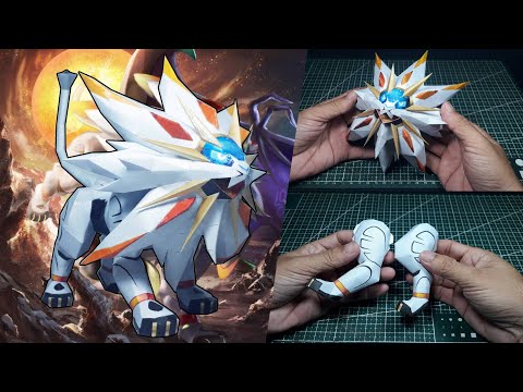 Pokemon Figures Making | SOLGALEO  | ソルガレオ | Pokemon Papercraft