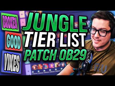 JUNGLE TIER LIST - PATCH OB29