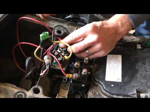 Universal ATV Winch Solenoid Relay Contactor Installation