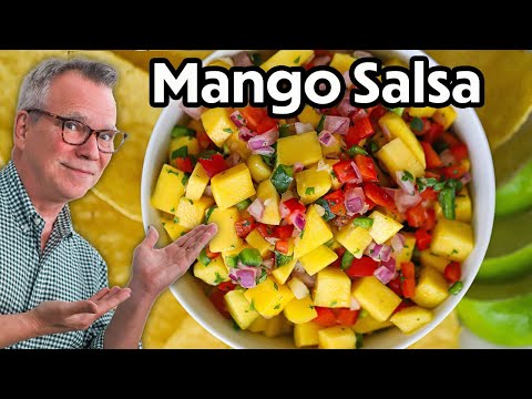 The BEST Mango Salsa Recipe! 🥭😋