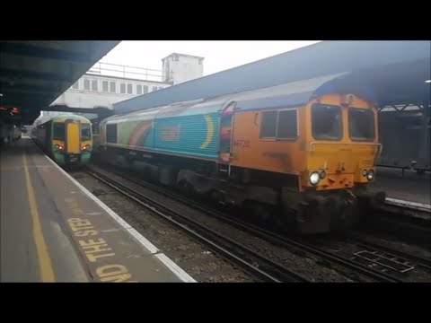 66720 (6V41 Eastleigh East Yard-Westbury) @ Southampton Central - 1/4/20