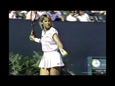 Chris Evert vs. Vicky Nelson-Dunbar Miami 1987 R3 💛