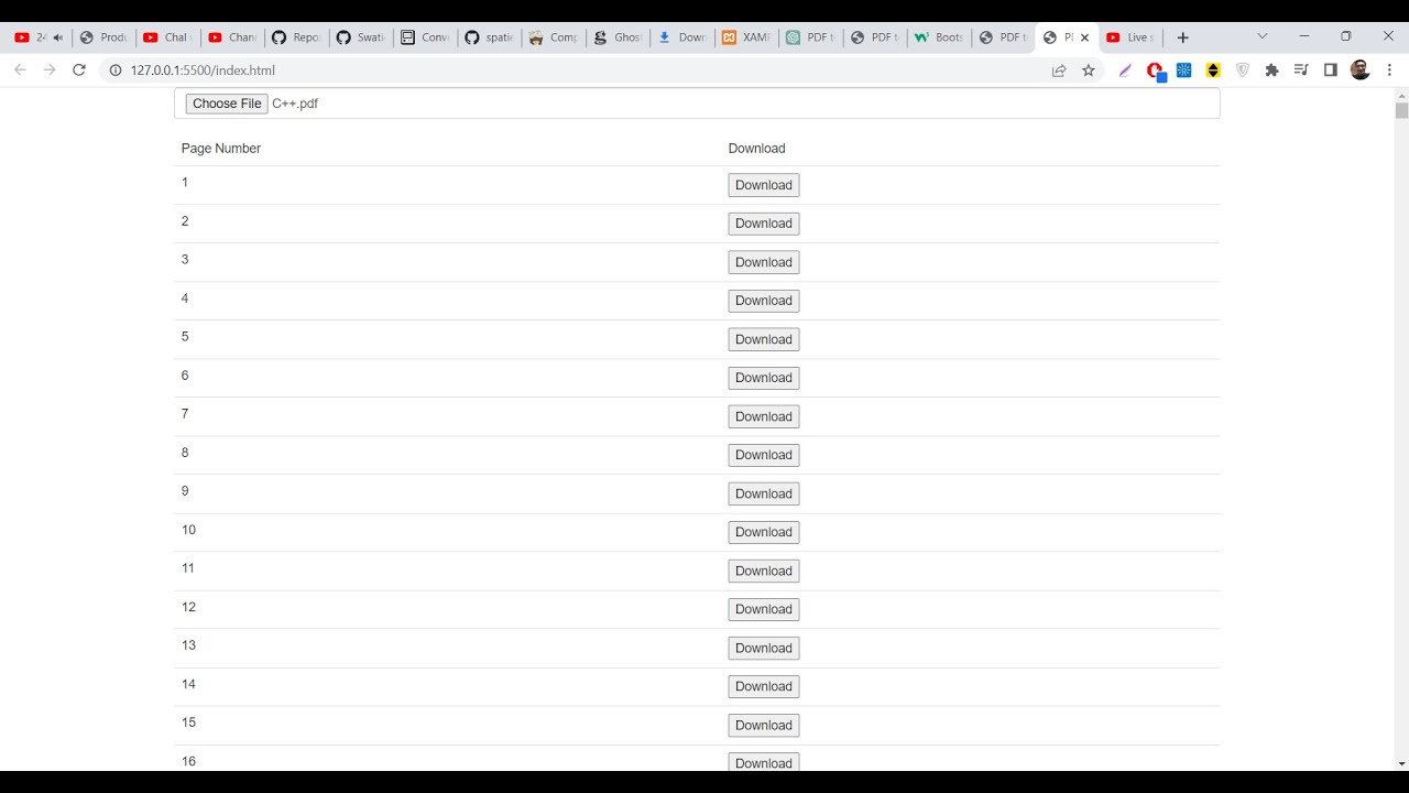 Javascript PDF.js Project to Convert All PDF Document Pages to JPG Images in Browser