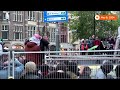 Dutch police break up pro-Palestinian student protest | REUTERS - Video