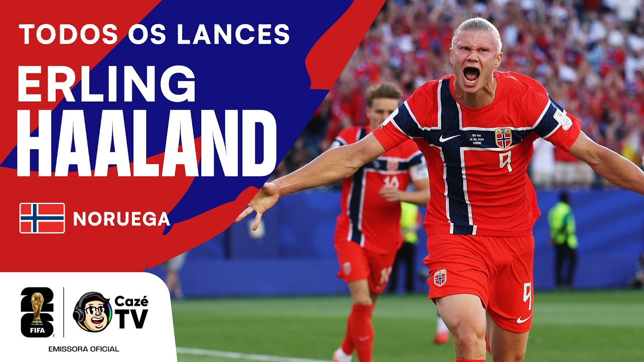 7 GOLS EM SUA PRIMEIRA COPA! VEJA TODOS OS LANCES DE ERLING HAALAND NA COPA DO MUNDO FIFA™ 2026