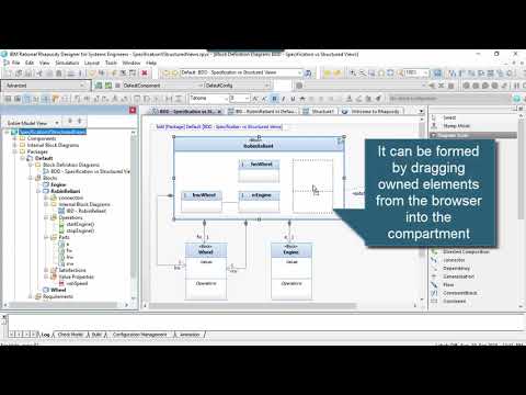 Rational Rhapsody Tip #43 - Toggling between specification vs structured views (Basic and Advanced)