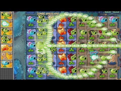 Plants vs Zombies 2 Mod: Team Peashooters vs all Gargantuar