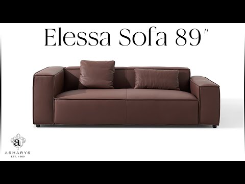 Elessa Sofa 89″ By Asharys Design