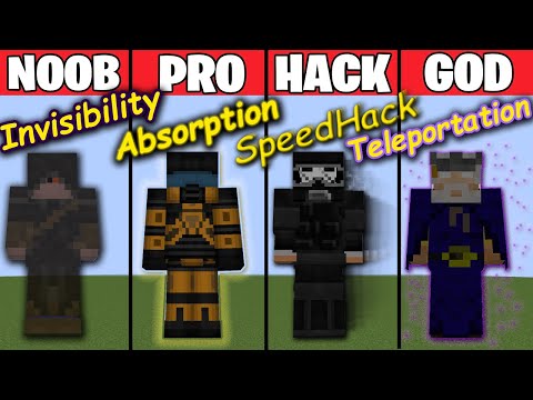 Minecraft Battle: NOOB vs PRO vs HACKER vs GOD- MAGIC ARMOR CRAFTING CHALLENGE - Minecraft Animation
