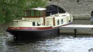 preview picture of video 'Boat 'Snipe' River Avon, Stratford Upon Avon, England 26th April 2009'