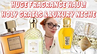 HUGE FRAGRANCE HAUL- Holy Grail Perfumes & Luxury Niche Scents I've Added To My Collection May 2022