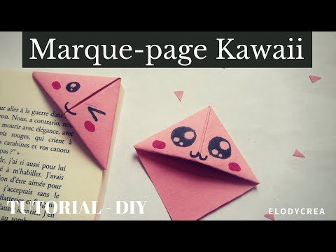 tuto - DIY marque-page KAWAII - facile