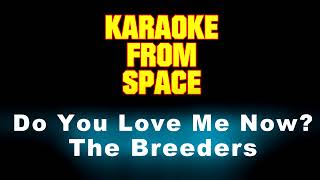 The Breeders • Do You Love Me Now? • [Karaoke] [Instrumental Lyrics]