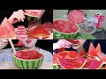 Mukbangers Eating Watermelon And Jello Watermelon ASMR Compilation