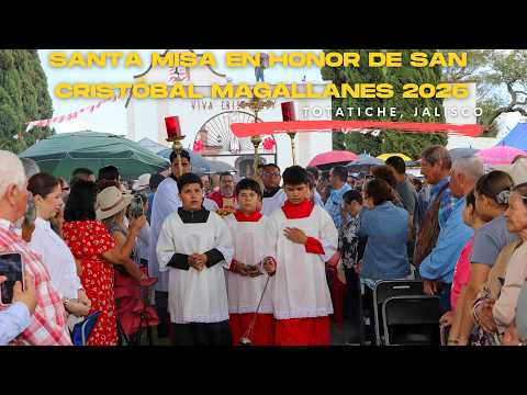 Con gran fe se celebró la Santa Misa en honor a San Cristóbal Magallanes Jara 🙏⛪ - San Rafael 2026