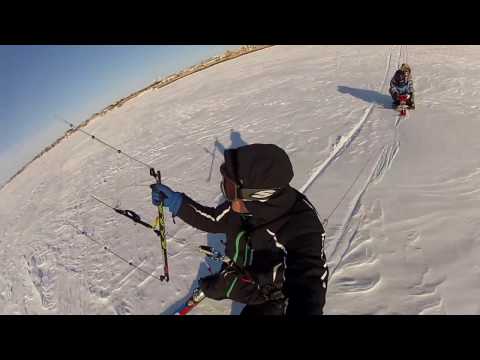 Кайтинг в Тольятти 21.01.2012.