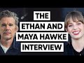 Ethan Hawke and Maya Hawke discuss new movie WILDCAT with Matthew Kelly