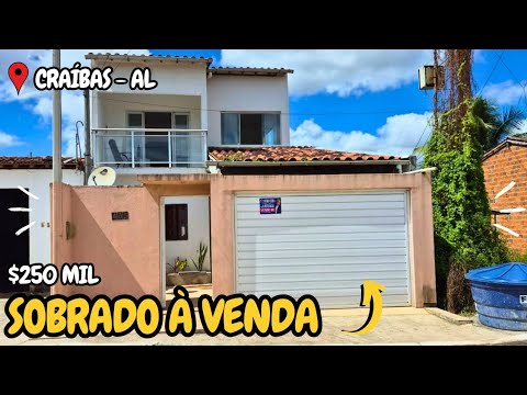 SOBRADO À VENDA NO CENTRO CRAÍBAS ALAGOAS 