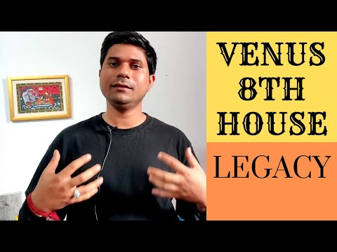 Venus in 8th House in Vedic Astrology (Venus in the Eighth House)