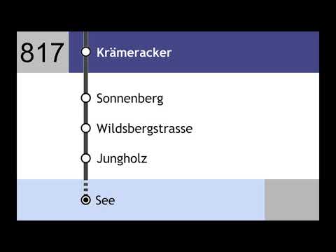 VZO Ansagen - 817 - Uster, Bahnhof – See