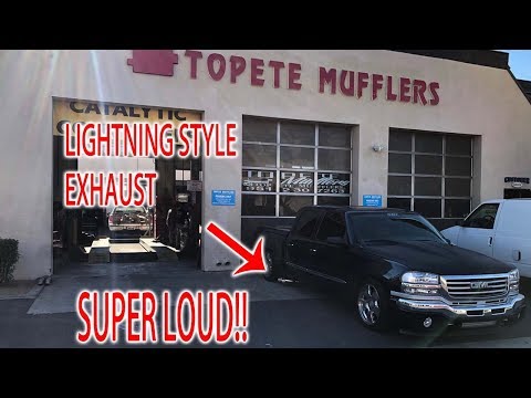 INSTALLING CARVEN MUFFLERS ON MY TRUCK!!
