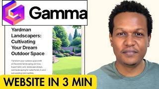 Gamma AI Website Builder Tutorial Create a Website in Minutes