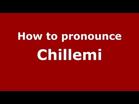 How to pronounce Chillemi (Italian/Italy) - PronounceNames.com