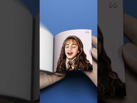 Hermione Granger Singing "Pretty Little Baby" FlipBook #shorts